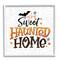 Stupell Industries Sweet Haunted Home Patterned Framed Giclée Wall Art